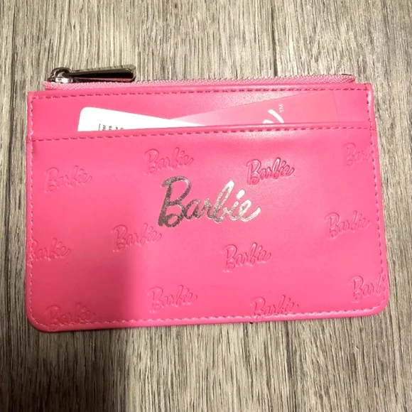 Barbie ร Miniso Limited Edition Card Holder Wallet Coin Purse Pink Faux leather - Picture 1 of 5